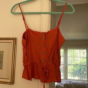 Orange tank top